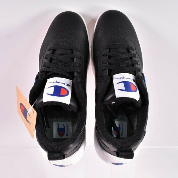 Champion Court Low Sneaker Leather CPS10057Y Black - Picture 4 of 7